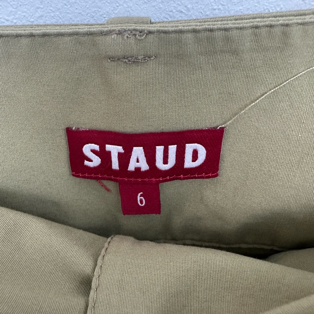 STAUD Olive Green Midi Skirt - Picture 7 of 7